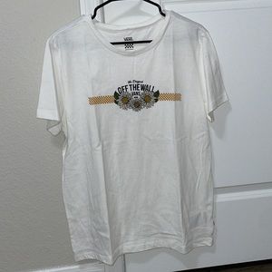 Vans Off the Wall White Graphic Tee